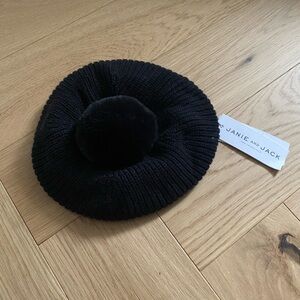 Janie and Jack Classic Black Beret